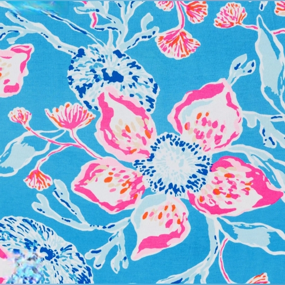 NWT Lilly Pulitzer Kailua Smocked Maxi Dress Multi Bahamian Rhapsody Large - Picture 6 of 11